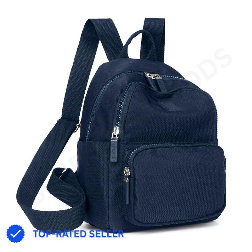 Mini Backpack Purse Waterproof Nylon Lightweight … - image 1